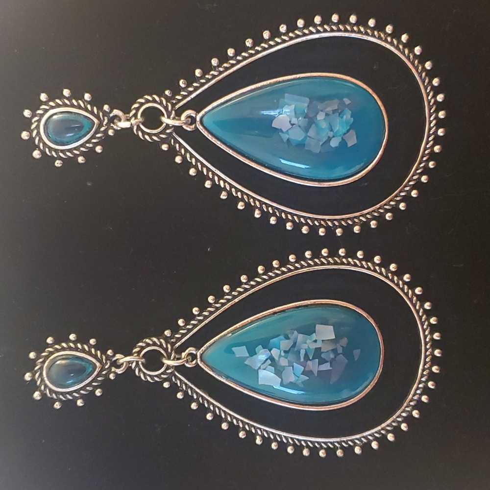 Dangle Stone Earrings